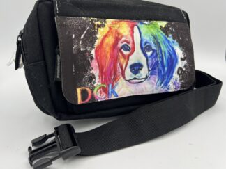 Gürteltasche DCK KOOIKERKUNST popart, schwarz