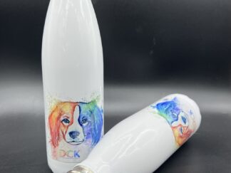 Isolierflasche / Trinkflasche DCK KOOIKERKUNST popart, weiß