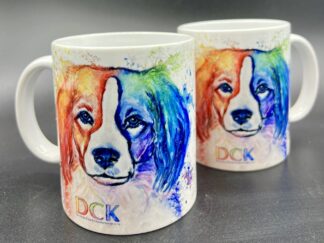 Henkeltasse DCK KOOIKERKUNST popart, weiß