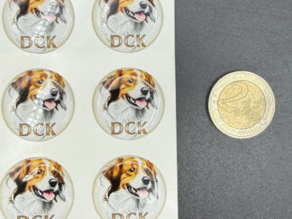 3D-Aufkleber Mini "DCK-Logo"